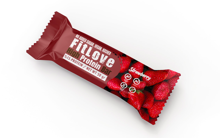 Strawberry Vegan Protein Bar