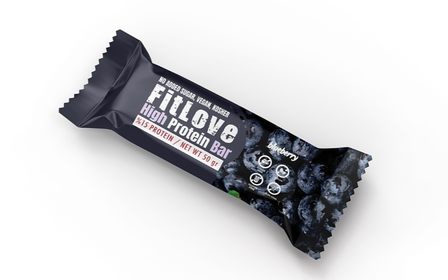 Blueberry Vegan Protein Bar