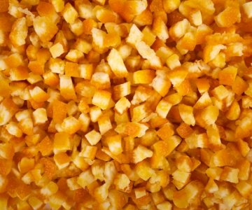 Infused Dried Orange Cubes